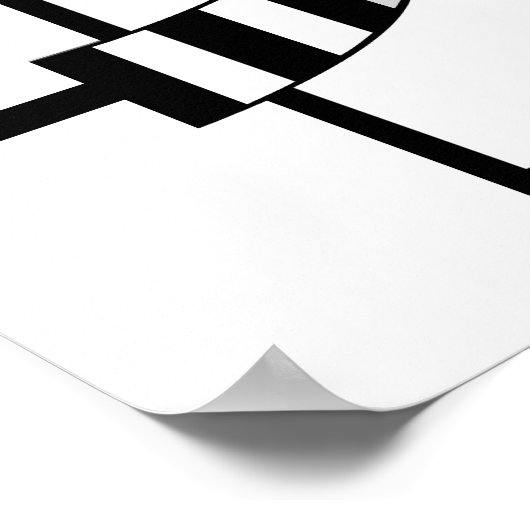 ontwerp voor zadeldoek poster (Hoek)