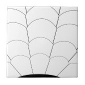 Ontwerp voor zwart-wit kunstdeco tegeltje (Voorkant)