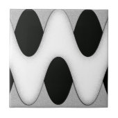 Ontwerp voor zwart-wit kunstdeco tegeltje (Voorkant)