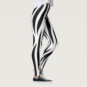 ontwerp voor zwart-wit zebra leggings (Rechts)