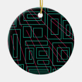 ontwerp voor zwarte achtergrond keramisch ornament (Voorkant)