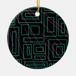 ontwerp voor zwarte achtergrond keramisch ornament