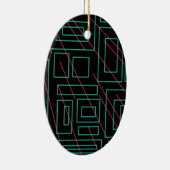 ontwerp voor zwarte achtergrond keramisch ornament (Rechts)