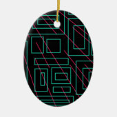 ontwerp voor zwarte achtergrond keramisch ornament (Voorkant)