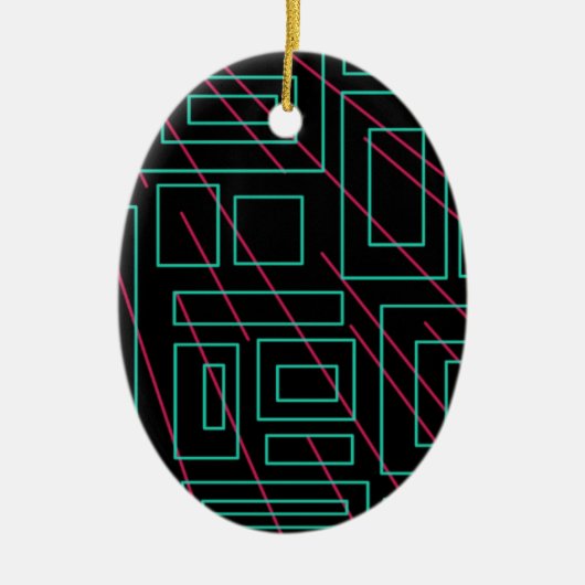 ontwerp voor zwarte achtergrond keramisch ornament (Voorkant)