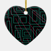 ontwerp voor zwarte achtergrond keramisch ornament (Voorkant)