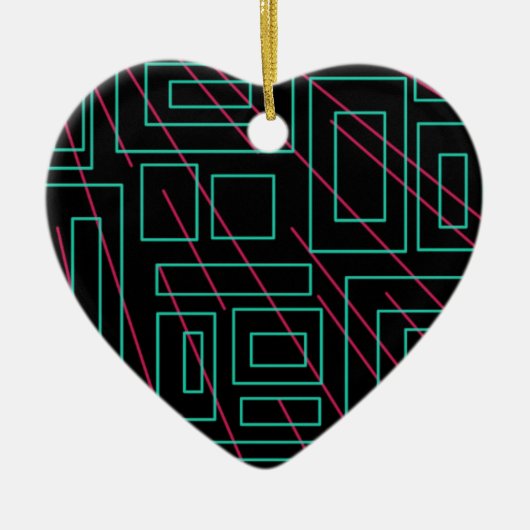 ontwerp voor zwarte achtergrond keramisch ornament (Voorkant)