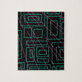 ontwerp voor zwarte achtergrond legpuzzel