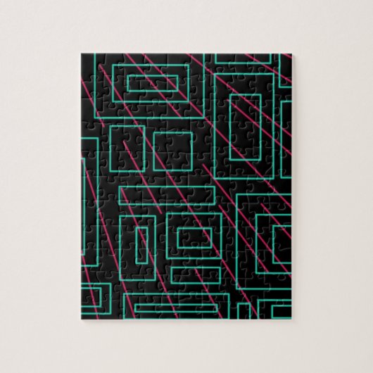 ontwerp voor zwarte achtergrond legpuzzel (Verticaal)