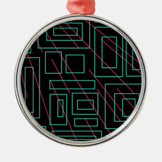 ontwerp voor zwarte achtergrond metalen ornament (Voorkant)