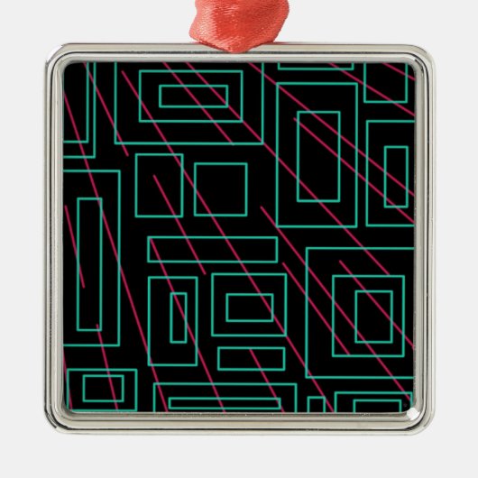 ontwerp voor zwarte achtergrond metalen ornament (Voorkant)