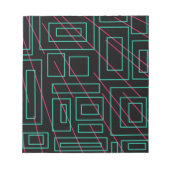 ontwerp voor zwarte achtergrond notitieblok (Voorkant)