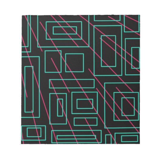 ontwerp voor zwarte achtergrond notitieblok (Voorkant)