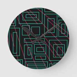 ontwerp voor zwarte achtergrond ronde klok