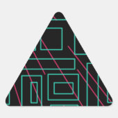 ontwerp voor zwarte achtergrond sticker (Voorkant)