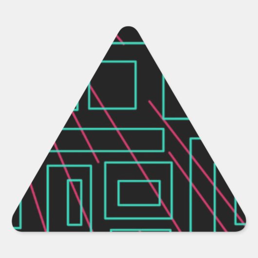 ontwerp voor zwarte achtergrond sticker (Voorkant)