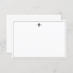 Ontwerp voor zwarte en witte bijen kaart