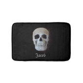 Ontwerp voor zwarte en witte, gothische kunst badmat (Voorkant)