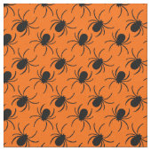 ontwerp voor zwarte spinhalloween stof (Close Up)