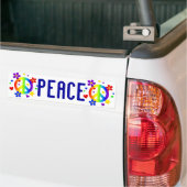 ontwerp vredesteken bumpersticker (Op Truck)