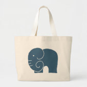 Ontwerp website Elephant Life Signature Grote Tote Bag (Voorkant)