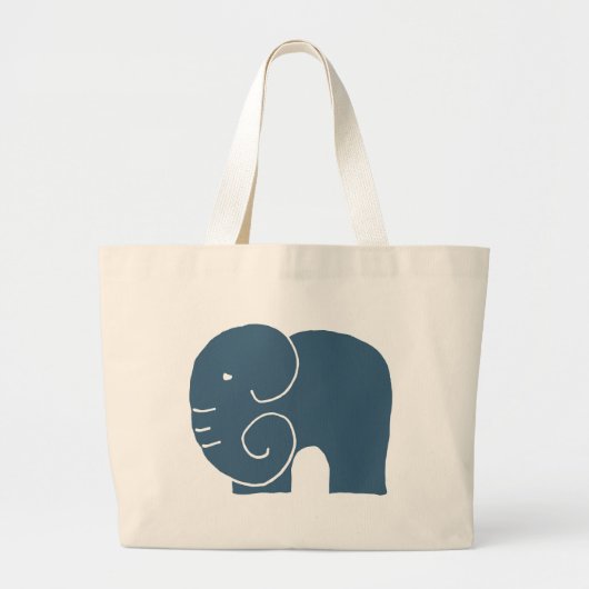 Ontwerp website Elephant Life Signature Grote Tote Bag (Voorkant)