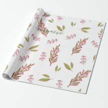 Ontwerp Wilde Bloem Inpakpapier