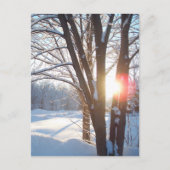  ontwerp WINTER SUNRISE Briefkaart (Voorkant)