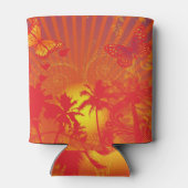 Ontwerp woestijnpalms blikjeskoeler (Achterkant)