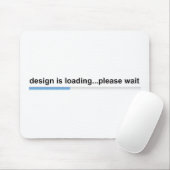 ontwerp wordt geladen muismat (Met muis)