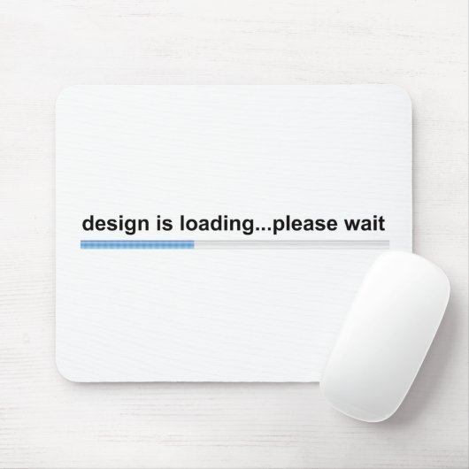 ontwerp wordt geladen muismat (Met muis)