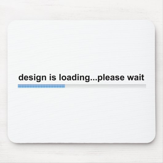 ontwerp wordt geladen muismat (Voorkant)