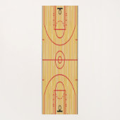 Ontwerp Yoga Mat van de Basketball Court (Achterkant)