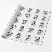 Ontwerp Zeeschildpad Verjaardagsshirt_1 Cadeaupapier (Uitgerold)