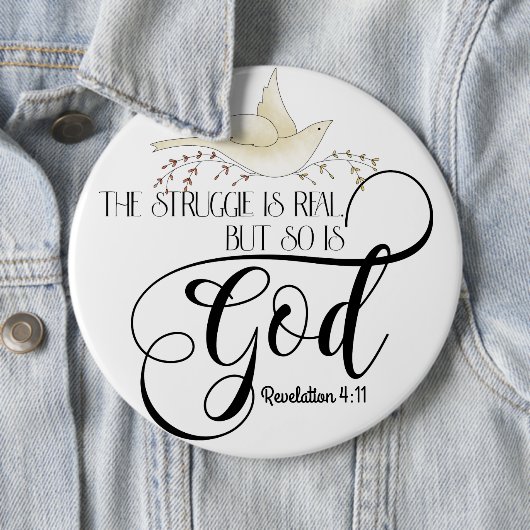 Ontwerp zelf of houd ronde button 6,0 cm (In situ)