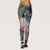 Ontwerp zomerbloemen leggings (Achterkant)