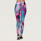 Ontwerp zomerbloemen leggings (Achterkant)