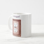 Ontwerp zonder stopcontact op een mok (Voorkant links)