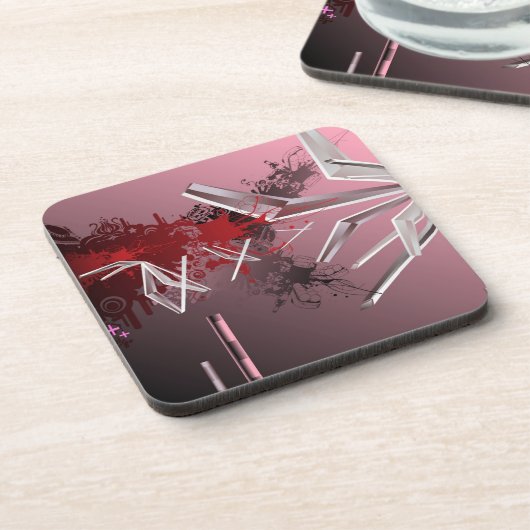 Ontwerpachtergrond Bier Onderzetter (Linkerzijde)