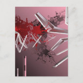 Ontwerpachtergrond Briefkaart (Voorkant)