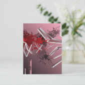 Ontwerpachtergrond Briefkaart (Staand voorkant)