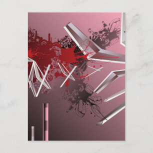 Ontwerpachtergrond Briefkaart