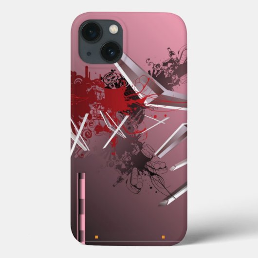 Ontwerpachtergrond Case-Mate iPhone Case (Achterkant)