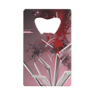 Ontwerpachtergrond Creditkaart Flessenopener