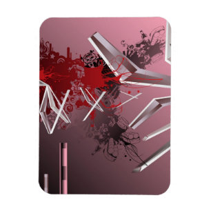 Ontwerpachtergrond Magneet