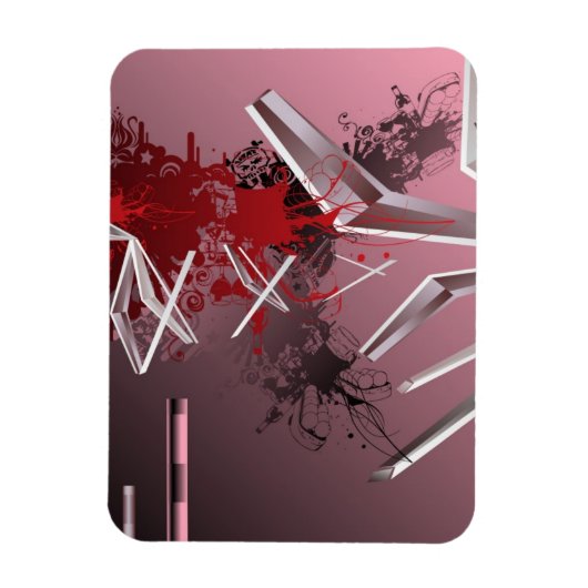 Ontwerpachtergrond Magneet (Verticaal)