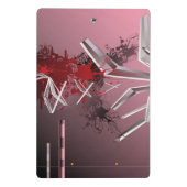 Ontwerpachtergrond Mini Klembord (Achterkant)