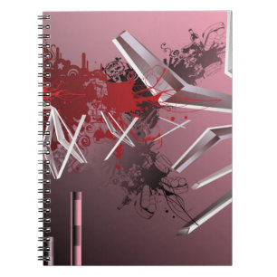 Ontwerpachtergrond Notitieboek