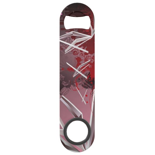 Ontwerpachtergrond Speed Flessenopener (Voorkant)
