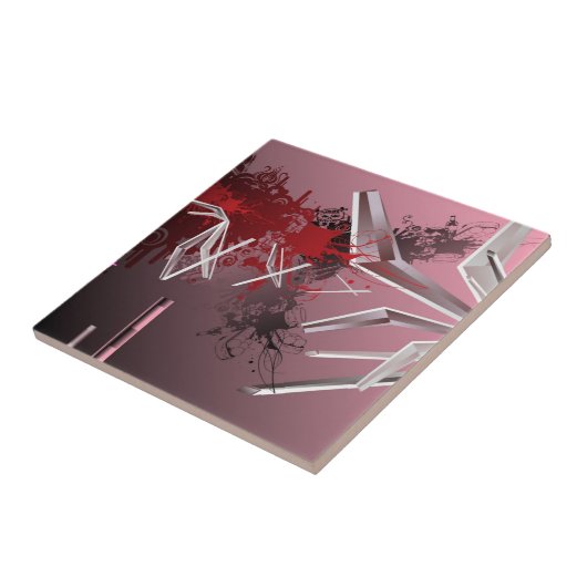 Ontwerpachtergrond Tegeltje (Zijkant)